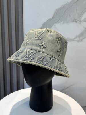 [루이비통] 모노그램 워시드 데님 버킷햇 (3 COLOR)