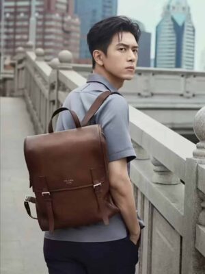 [프라다] 카프스킨 레더 메신저 백팩 (2VZ119)(2 COLOR)