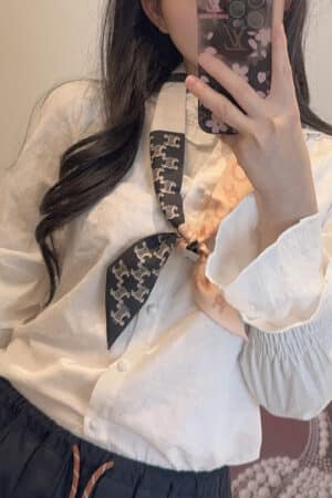 [셀린느] 트윌리(Twilly) 실크 스카프 (4 COLOR)