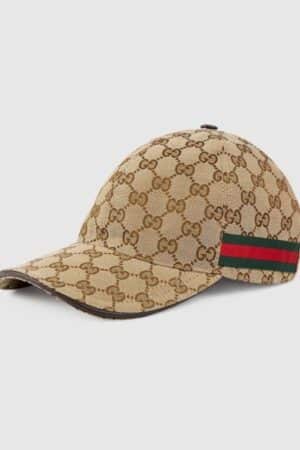 [구찌] 웹(Web) 오리지널 GG 캔버스 야구 모자 ‎200035KQWBG9791 (2 COLORS)