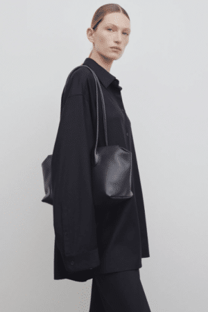 [더 로우] 테라스 가죽 백 W1292L97BLPL