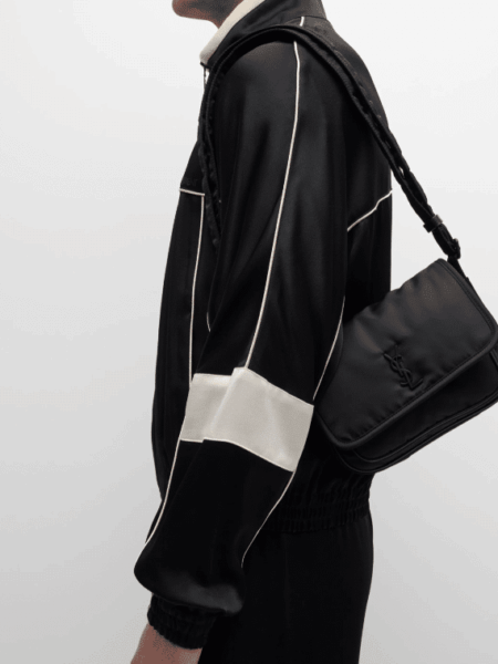 [생로랑] 에코닐 소재의 니키 메신저 백 757146FACKH1000