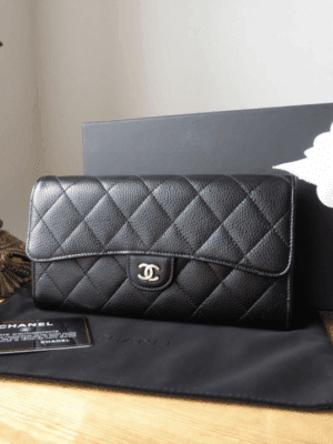 [샤넬] 캐비어 클래식 장지갑 A31505