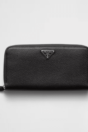 [프라다] 레더 지퍼 장지갑 2ML317
