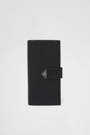 [프라다] 사피아노 및 가죽 장지갑 1MV025