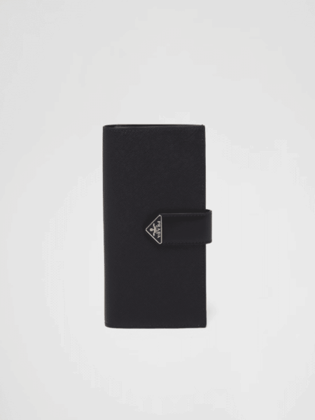 [프라다] 사피아노 및 가죽 장지갑 1MV025