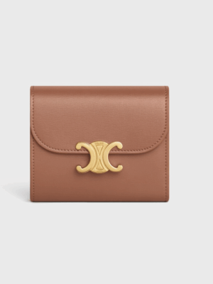 [셀린느] 스몰 트리옹프 플랩 지갑 - 샤이니 카프스킨 10D783DPV.18BZ