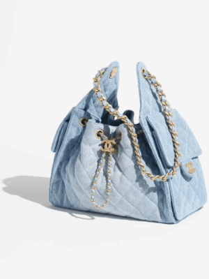 [샤넬] 25백 호보 스몰 데님 AS5293