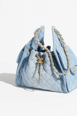 [샤넬] 25백 호보 스몰 데님 AS5293