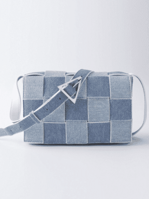 [보테가베네타] 데님 카세트 크로스백