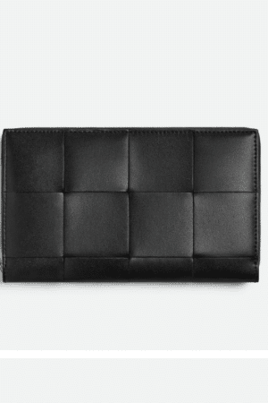 [보테가베네타] 카세트 지퍼-어라운드 장지갑  651368