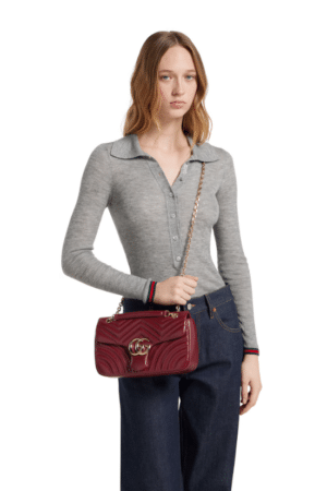 [구찌] GG 마몽 미디엄 숄더백 837267