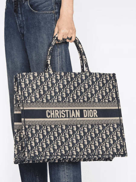 [디올] 라지 북 토트백 M1286ZRIW