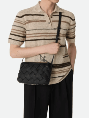 [보테가베네타] 디아고 지퍼 메신저 백  837112