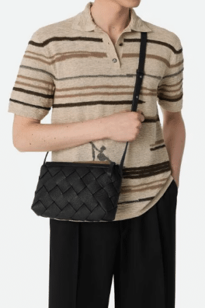 [보테가베네타] 디아고 지퍼 메신저 백  837112