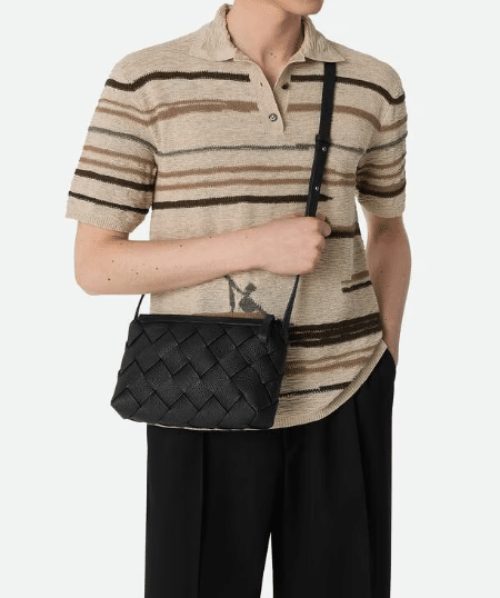 [보테가베네타] 디아고 지퍼 메신저 백  837112