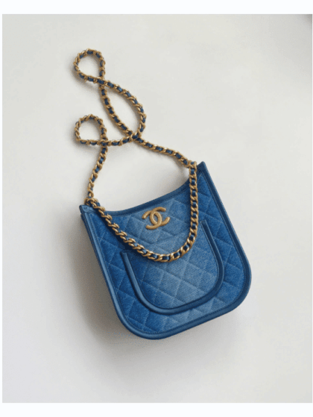 [샤넬] 샤블린 호보백 데님 AS4532