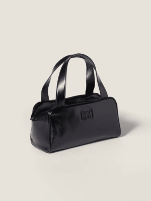 [미우미우] 가죽 탑 핸들 백 5BB182