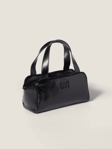 [미우미우] 가죽 탑 핸들 백 5BB182