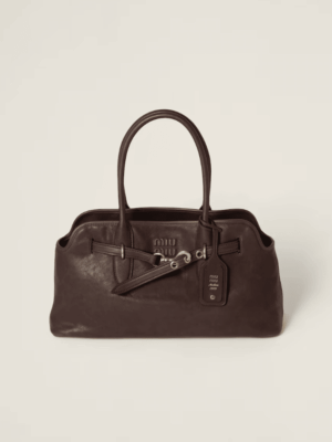 [미우미우] 라지 아방뛰르 나파 가죽 백 5BG310