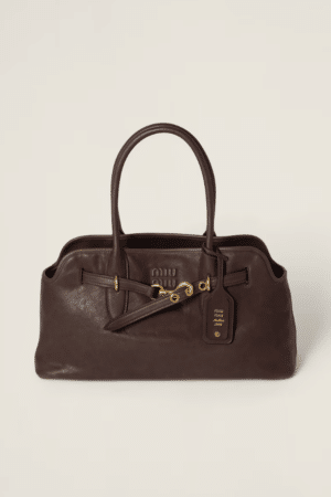 [미우미우] 라지 아방뛰르 나파 가죽 백 5BG310