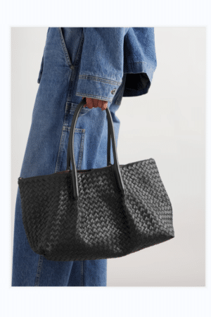 [보테가베네타] 리버서블 양면 인트레치아토 레더 토트백 10716595