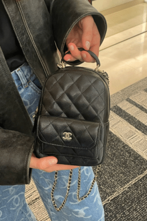 [샤넬] 24C 크루즈 미니 백팩 캐비어 AP3753