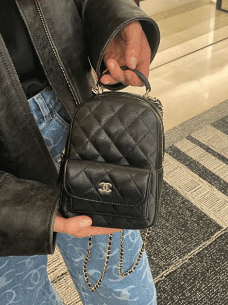 [샤넬] 24C 크루즈 미니 백팩 캐비어 AP3753