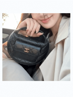 [샤넬] CC로고 원포켓 캐비어 미니 탑핸들백 AP3467