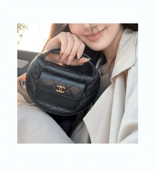[샤넬] CC로고 원포켓 캐비어 미니 탑핸들백 AP3467