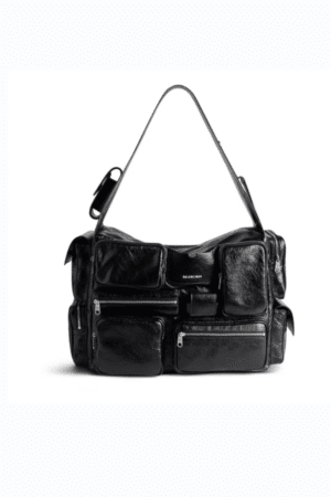 [발렌시아가] 수퍼비지 슬링백 라지 블랙 702168210