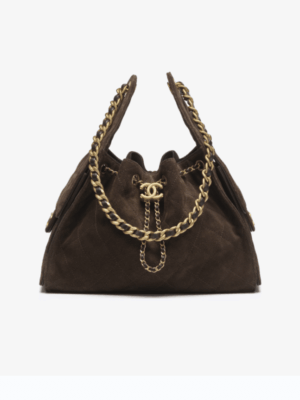 [샤넬] 25백 호보 스몰 스웨이드 AS5293