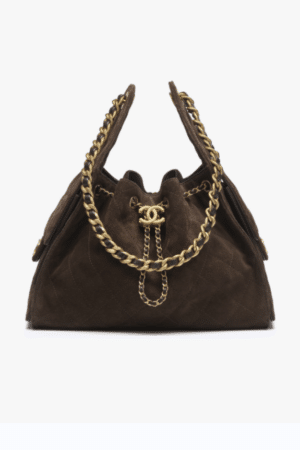 [샤넬] 25백 호보 스몰 스웨이드 AS5293