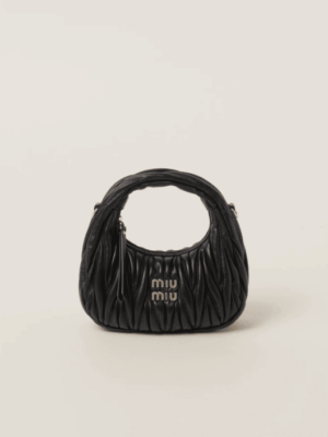 [미우미우] 완더 마테라쎄 나파 가죽 호보 미니 5BP078