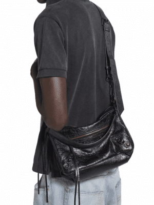 [발렌시아가] 르 시티 모토 스몰 블랙 8461882