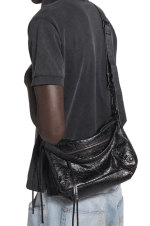 [발렌시아가] 르 시티 모토 스몰 블랙 8461882