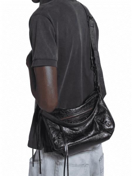 [발렌시아가] 르 시티 모토 스몰 블랙 8461882