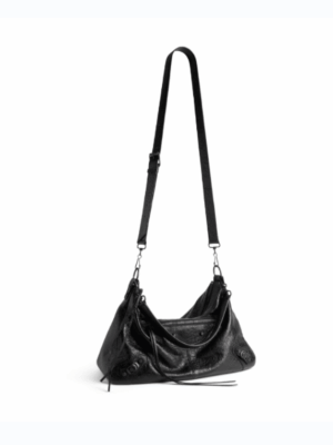 [발렌시아가] 르 시티 모토 미디엄 블랙 8461862