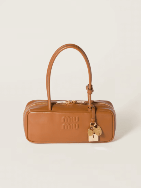 [미우미우] 스몰 보 탑 핸들 백 5BB173