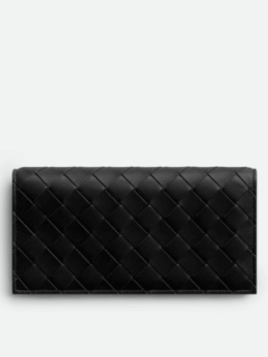 [보테가베네타] 인트레치아토 장지갑 블랙