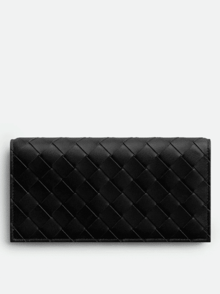 [보테가베네타] 인트레치아토 장지갑 블랙