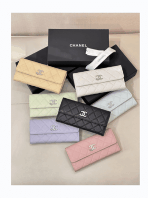 [샤넬] 캐비어 장지갑 AP3724 (7 Colors)