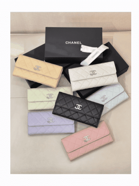 [샤넬] 캐비어 장지갑 AP3724 (7 Colors)