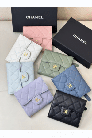 [샤넬] 반지갑 여성 클래식 3단지갑 AP0231 (7 Colors)