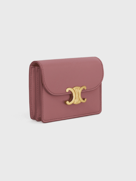 [셀린느] 비즈니스 카드 홀더 트리옹프 샤이니 카프스킨 빈티지 10N063F0Z