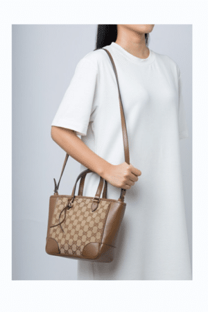 [구찌] 마이크로 시마 캔버스 토트백 449241