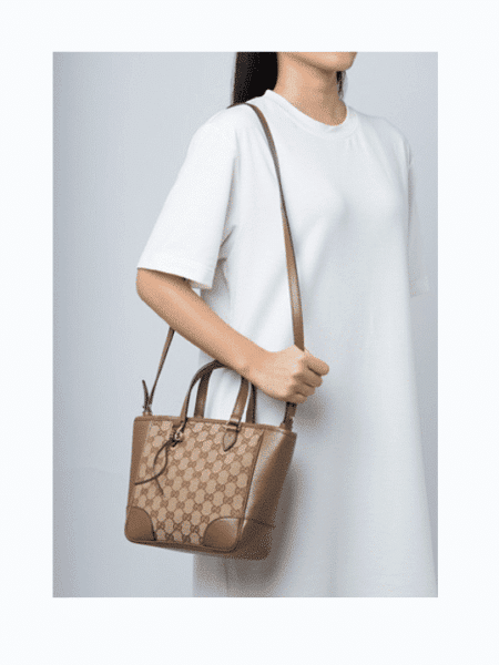 [구찌] 마이크로 시마 캔버스 토트백 449241