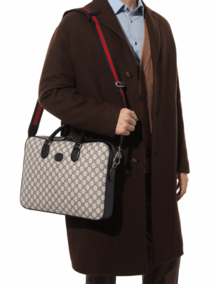 [구찌] 인터로킹 GG 브리프케이스 674141