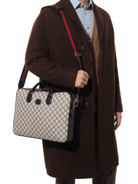 [구찌] 인터로킹 GG 브리프케이스 674141