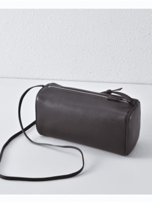 [더 로우] 90's 가죽 크로스바디 백 / 에보니 브라운